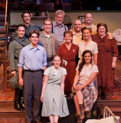The cast of The Diary of Ann Frank